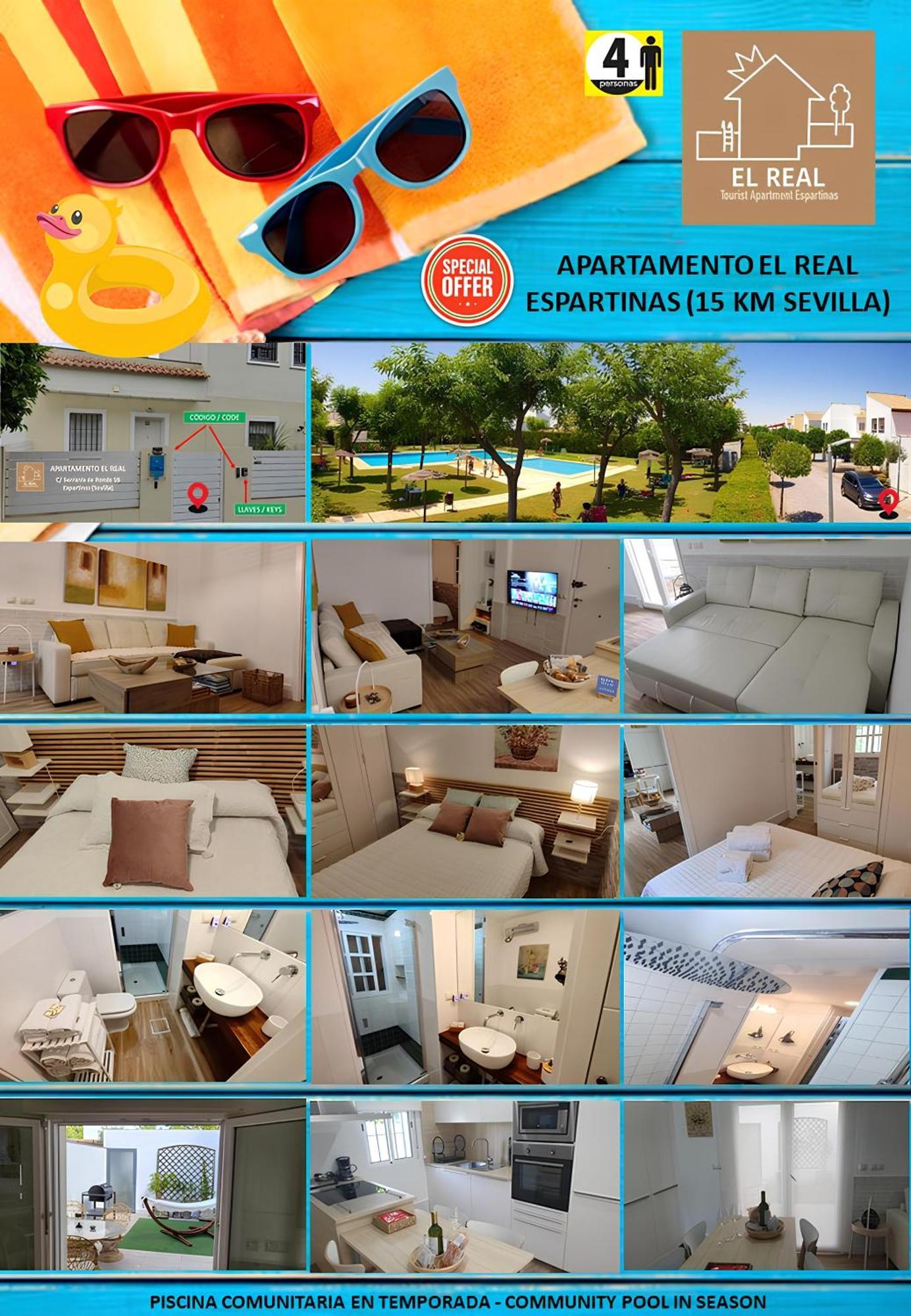 Apartamento El Real - Espartinas - Sevilla Екстер'єр фото
